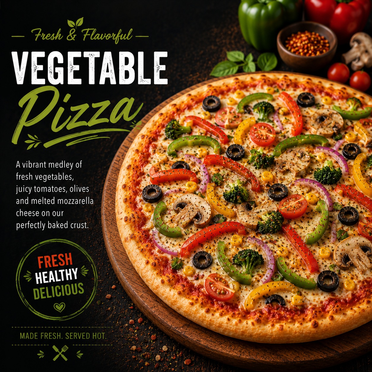 WhatsApp Image 2026-07-13 at 5.41.15 PM Vegetable Pizza (Medium) - Image 1